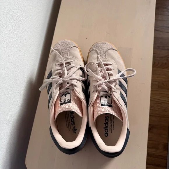 Adidas Women's Gazelle Sneakers - Light Pink Black - Picture 2 of 3